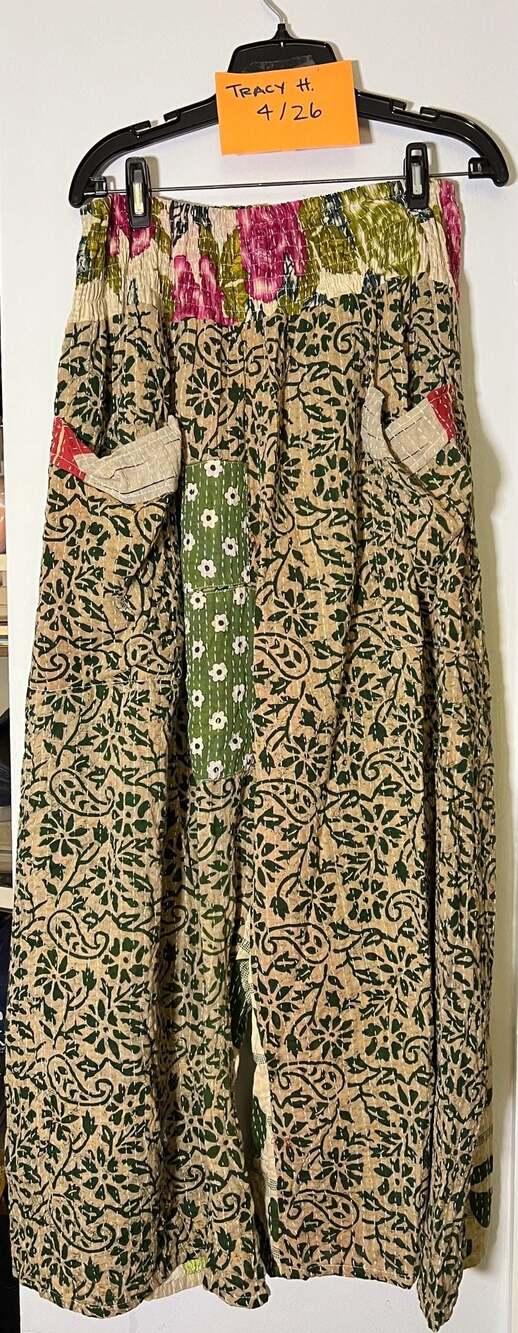 NWOT Kantha Bae Synergy Side Split Pants One Size